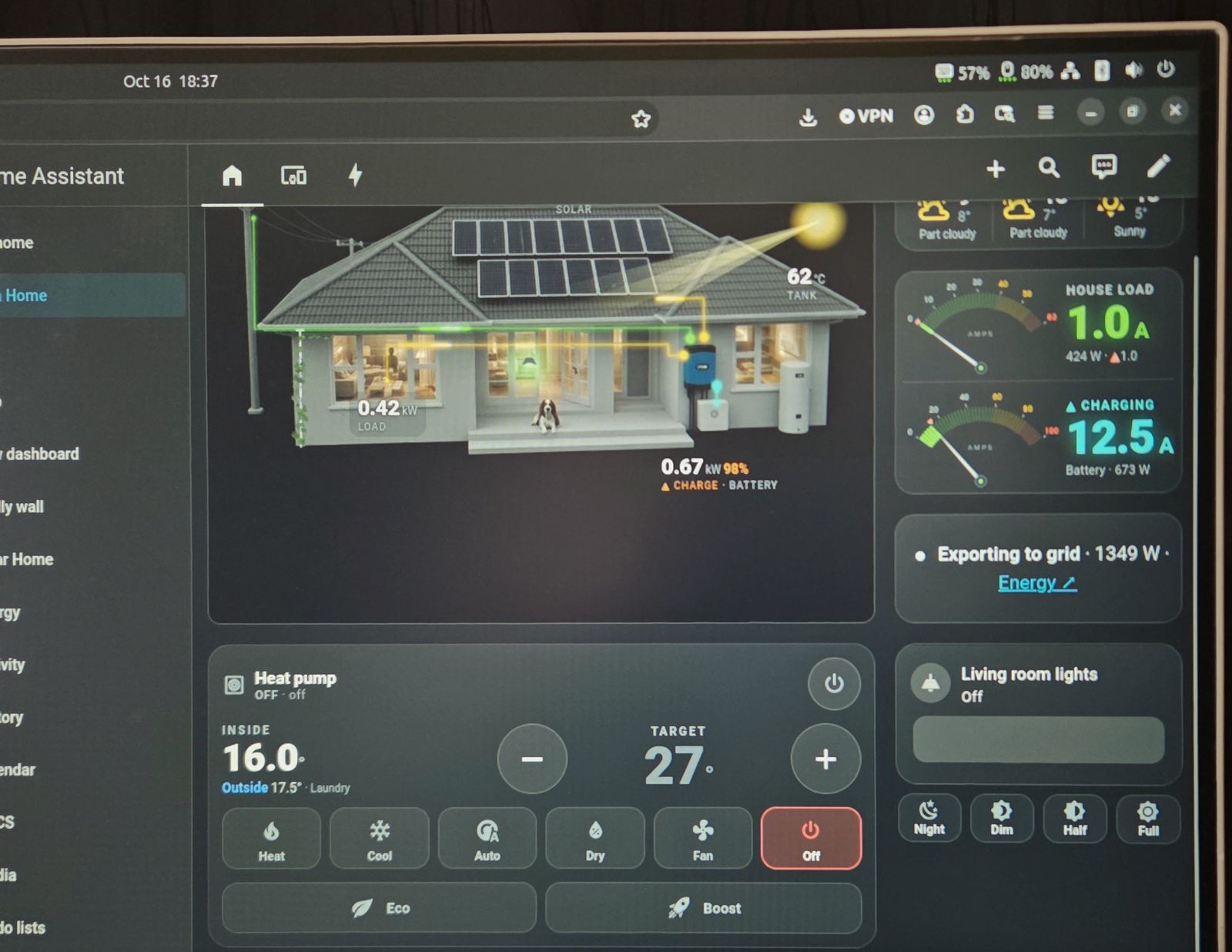 Home Assistant energy dashboard